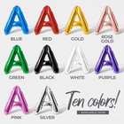 Letter Balloons - Work Together Play Together 16  Inch Alphabet Letters Foil Myl