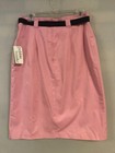Vtg 90s Bobbie Brooks Pencil Skirt Nwt Pink Utility Midi Size 16 Large
