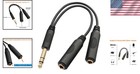 20cm 1 4 Inch Audio Splitter Y Cable - Dual Headphone Adapter For Music Lovers
