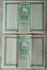 Two 1921 22 Bankers Petroleum Stock Certificates ea  100 Shares Capital Stock  1