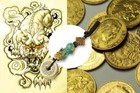 Fengshui Pi Xiu Coins Keychain Brass Statue Lucky Wealth Good Luck Money Amulet