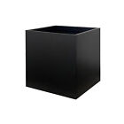 Heavy Metallic Black Steel Planter Metal Planter Pot For Outdoor Porch Garden