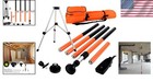 Precision Telescoping Laser Level Pole   Tripod - 12ft Adjustable Stability