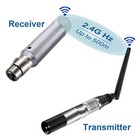 2 4g Dmx512 Wireless Xlr 3x Receiver   Transmitter For Stage Party Club Lighting