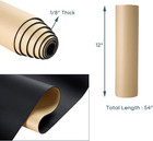 Sponge Neoprene With Adhesive Foam Rubber Sheet 1 8    Thick X 12    Wide X 54    Long