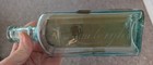 Rare Rawleighs Antique Aqua Blue Liniment Cork Glass Bottle 1 Cent Stamp Medicin