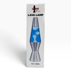 Lava Lamp The Original 11 5 Inch Motion White Wax Blue Liquid Silver Base 1953