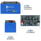 Mighty Max Ytz10s Gel 12v 8 6ah 190cca Rechargeable Sla Agm Motorcycle Battery