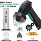 Mamba Monster Loader 3 5g 63mm Electric Herb Grinder  black   Usb Rechargeable
