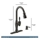 Kohler Arsdale Kitchen Faucet Pull Down - Oil Rubbed Bronze  