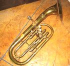 Vintage Bundy  selmer  Trombonium  Marching Valve Trombone  Adjustable Bell