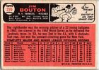 1966 -jim Bouton- Topps Autograph signed auto Baseball Card  276 Yankees