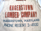 Hagerstown  md  Lumber Company Advertising Nail Bag Pouch Apron  Johns Manville