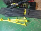 Tyco Ho Scale Slot Car Track Starter Oval Set  Tested    no Broken Pieces 