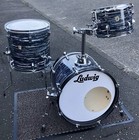 Ludwig Breakbeats 10      13    Tom 16    Bass Oyster Black Pearl Wrap Finish Drums