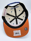 Mitchell   Ness New York Knicks Snapback White  Blue  Orange Adjustable Hat Nba