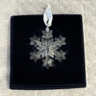 Swarovski Crystal Annual Christmas Little Snowflake Ornament - New- Nib