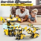 Remote Control Car   transform Robot Rc Cars With Cool Led Headlights  2 4ghz   