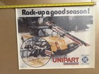 Original Vintage  Mg Mgb Unipart Showroom Photo Poster  16x20 Rare Excellent