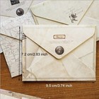 Mini Paper Envelopes Vintage European Style For Greeting Cards Invitations Arts
