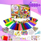 3000pcs Diy Arts And Crafts Supplies Kit For Kids - Kids Craft Kits Art Suppl   