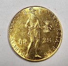 1928 Netherlands Gold Ducat Trade Coin