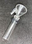 2 Glass Slide Bowl stem Replacement Male 9mm 10mm For Water Pipe 3in With O Ring