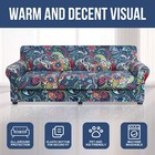 Printed Elastic Armchair Cover  Individual Sofa Cushion Cover  Home Decor