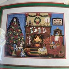 Vintage 1988 Dimensions Christmas Eve Needlepoint Kit  9057 Sealed New