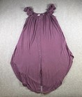 Kindred Bravely - Ruffle Strap Labor   Delivery Gown M l Burgundy