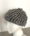 Bamileke Nudu Luxury 100  Cashmere Billy G Rocker Hat 22  - 23 5  Cariaggi Yarn