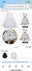 Malco Modes Crinoline Slip Gown Underskirt White Bridal Petticoat Hoop Skirt Med