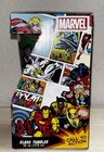 Marvel Comics Avengers Glass Tumbler 16 Oz Retro Comic Cup New In Box Sealed