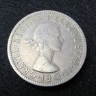 1957 Great Britain Two 2 Shillings  florin  - Copper Nickel Coin - British - L4