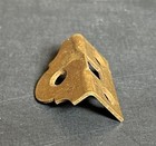  1893-antique Early 1900s Brass Receiver For Cabinet Brass Inset Latch