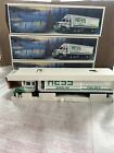 Hess Vintage 1987 Box Truck Bank Truck With 3 Hess Barrels Mint In Box