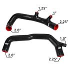 2  Silicone Inlet Intake Hose Pipe Fits For Bmw N54 135i 335i 535i Z4 3 0l Black
