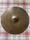 1960s  Vintage 18  Japanese Sizzle Cymbal With 6 Rivets     Made In Japan     1560g