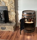 Whiskey Barrel Cabinets Bars    free Shipping   
