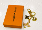 Louis Vuitton Pink Lv Bag Charm Key Holder Monogram Flower Keychain With Box  