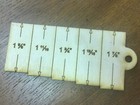 Vertical Piano Regulating Tool - Stepped Gauge For Measuring setting Hammerblow