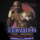 Evander Holyfield Vs  Mike Tyson 1991 T-shirt 90s Vintage Boxing Sportswear