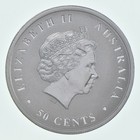 2017 P Australia 50 Cents Silver Saltwater Crocodile 1 2 Oz 0 5 Oz Silver