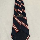 Vtg Brooks Brothers Makers Handmade Silk Repp Tie Academia Old Money Classic