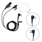 2 Pin Ptt Walkie Talkie Mic Headset Earpiece For Motorola Radios Earphones