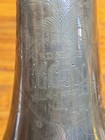 C g  Conn 1916 6h Trombone Elkhart In Silver Plate Engraved 8    Copper Wash Bell