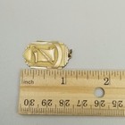 Vintage 1949 History Chs Medal Award Pendant 10k Yellow Gold Filled Scroll Quill