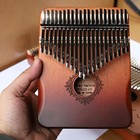 17 21 Key Kalimba Thumb Piano Mahogany Portable Musical Instrument For Beginners
