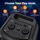 Jyx Karaoke Machine Bluetooth Party Speaker  2 Microphone Subwoofer Home Singing