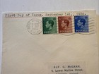 King Edward Viii Fdc September 1  1936 West Wimbledon Cancel 1 2  1 1 2  2 1 2